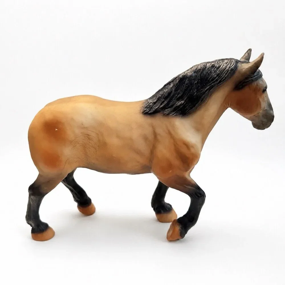 Breyer #837 Roy Belgian Brabant Draft Horse Grey Red Accents Traditional 1991-93